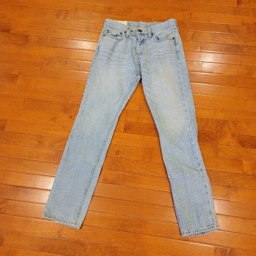 Hollister Men’s Button Fly Jeans, Size 30” x 30”